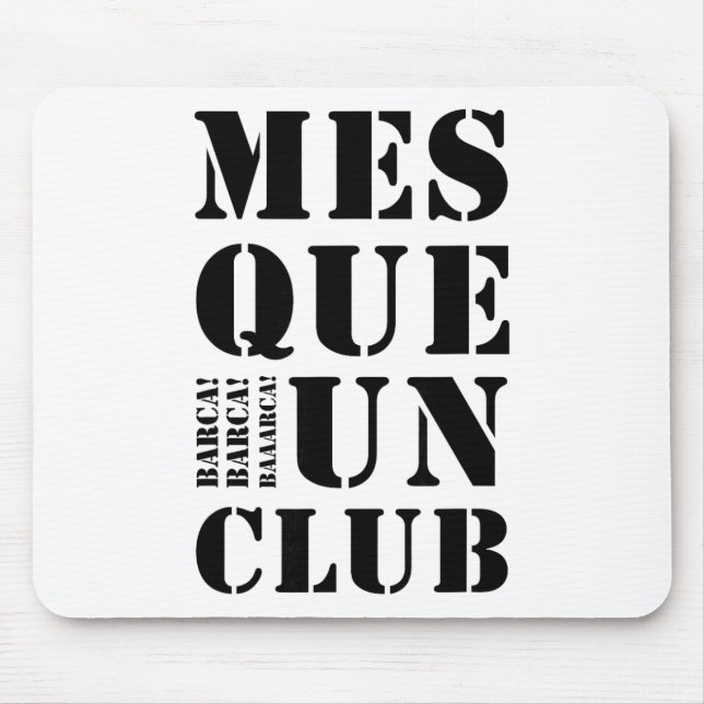 Soccer Lovers Design Byrcelona Fc T Shirt  Mousepad (Vorne)