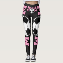 'SOCCER-Mama' in Rosa Leggings