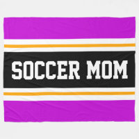 SOCCER MAMA Spaß Rosa Schwarz-weiße Racing Streife