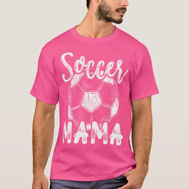 Soccer Mama Women Family Matching Team Player Socc T-Shirt (Vorderseite)