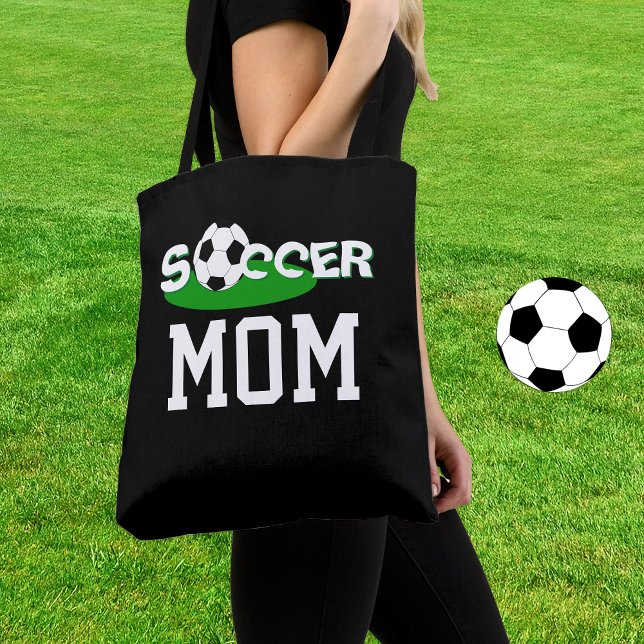 Soccer Mom Bag, Football Fan, Sports (Soccer Mom Tote Bag)