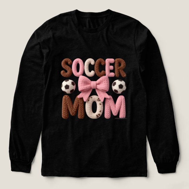Soccer Mom Hoodie – Cozy Faux Yarn Pullover | Funn (Design Vorderseite)