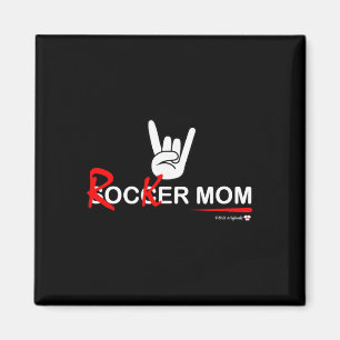 Soccer-Mom-Rocker-Mom - Rockig, Rebellisch Und Spa Magnet