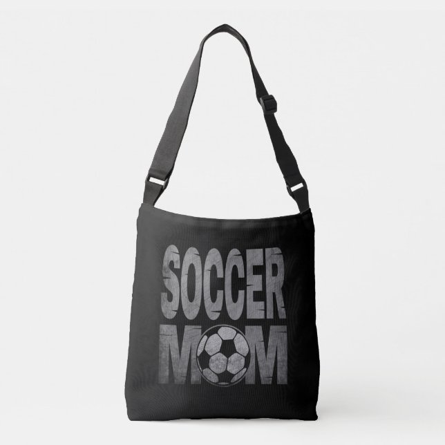 SOCCER MOM TRAGETASCHEN MIT LANGEN TRÄGERN (Vorderseite)