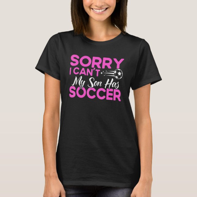 Soccer Mom Women Family Matching Team Player Socce T-Shirt (Vorderseite)