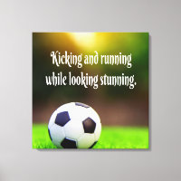 Soccer Motivierend Inspiration Green Field