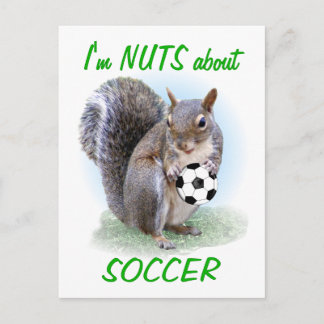 Soccer Nut Postkarte