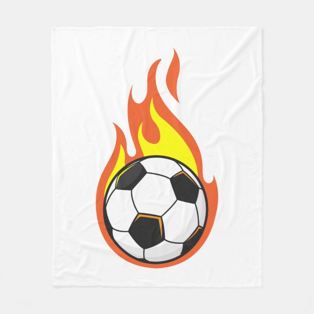 Soccer on Fire Fleecedecke (Vorderseite)