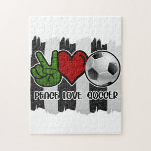 Soccer Peace and Love Puzzle