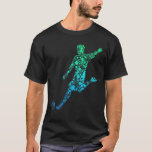 Soccer Player Boys Kids Youth Men T-Shirt<br><div class="desc">This cool soccer player design is hat perfekte gift for soccer players. A awesome gift idea for boys,  men,  sein and brother for christmas or birthday.</div>