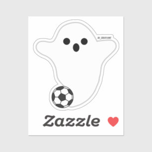 Soccer Player Ghost Aufkleber