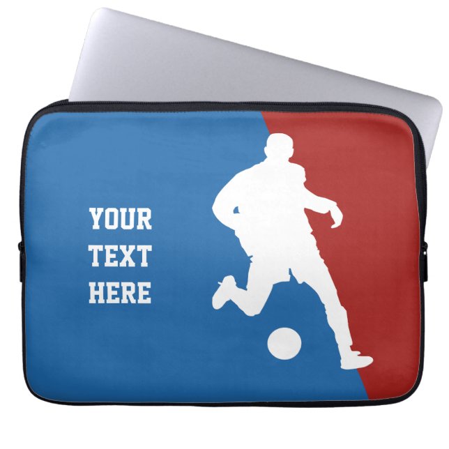 Soccer Player - individueller Laptop-Ärmel Laptopschutzhülle (Vorderseite)