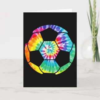 Soccer Player Soccer Ll Tie Dye Men Boys Girls Vin Karte