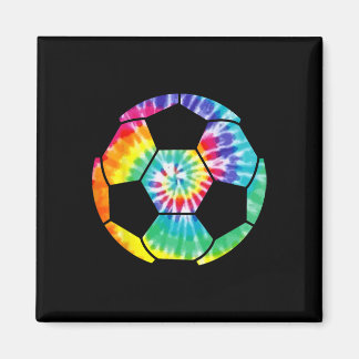 Soccer Player Soccer Ll Tie Dye Men Boys Girls Vin Magnet