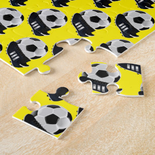 Soccer-Puzzle Gelb Puzzle