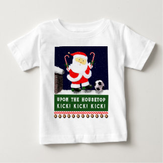 Soccer Santa Baby T-shirt