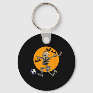 Soccer Skeleton Halloween Men Boys Soccer Player H Schlüsselanhänger