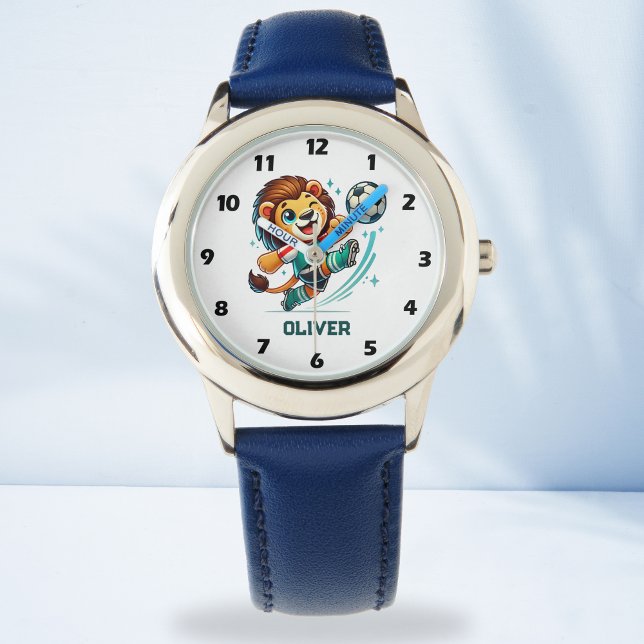 Soccer Star Niedlich Lion Armbanduhr (Von Creator hochgeladen)