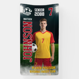 Soccer Team Senior Night Custom Photo Banner
