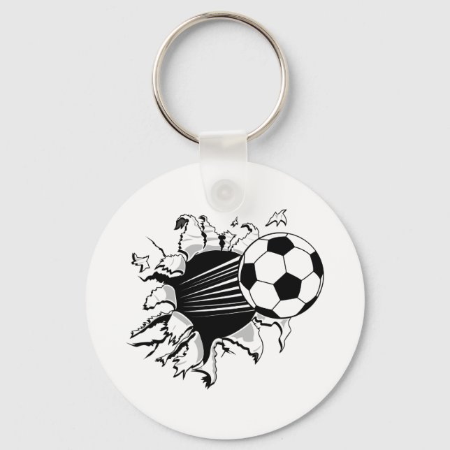 Soccer Tearout Schlüsselanhänger (Vorderseite)