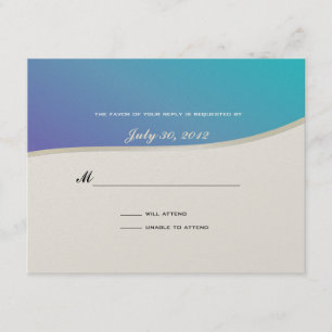 Soccer Theme Response Card RSVP Karte