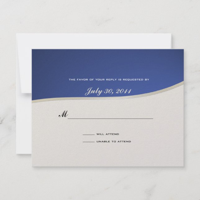 Soccer Theme Response Card RSVP Karte (Vorderseite)