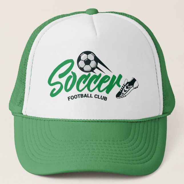 Soccer Trucker Hat Truckerkappe (Vorderseite)