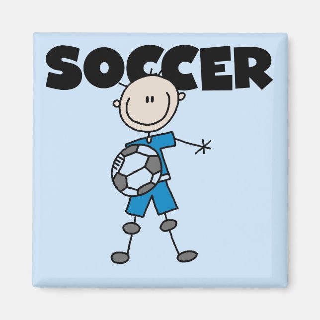SOCCER-Tshirts und Geschenke Magnet (Vorne)