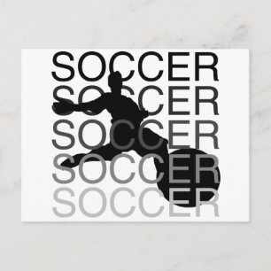 SOCCER-Tshirts und Geschenke Postkarte