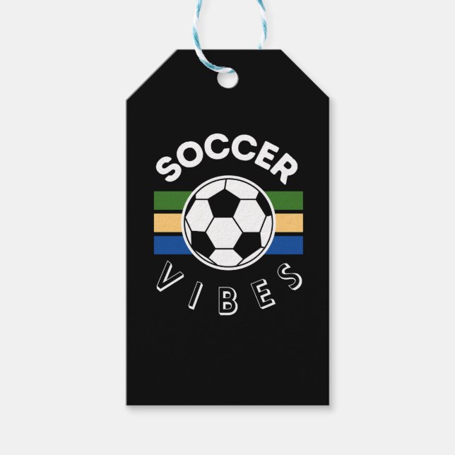 Soccer Vibes Geschenkanhänger (Vorderseite)
