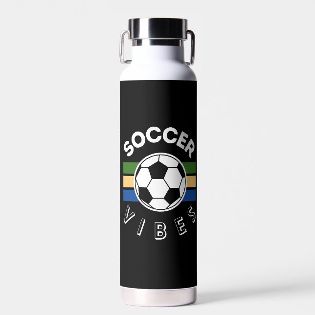 Soccer Vibes Trinkflasche (Vorne)