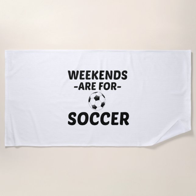 SOCCER WEEKEND STRANDTUCH (Vorderseite)