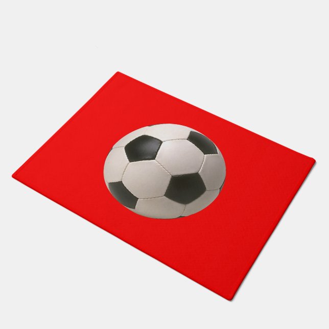 Soccerball Fußmatte (Schrägansicht)