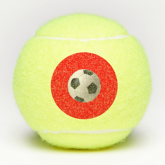 Soccerball Tennisbälle (Vorderseite)