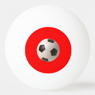 Soccerball Tischtennisball
