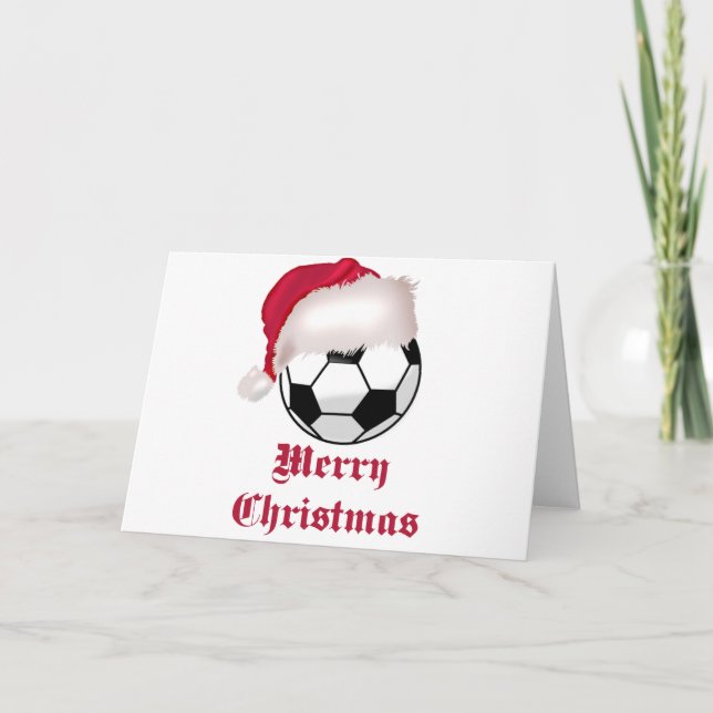 SoccerChick frohe Weihnachten (Vorderseite)