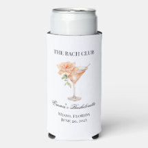 Social Club Blush Cocktail Brautjungfern Custom