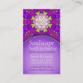 Social Health & Healing New Age Business Card Visitenkarte