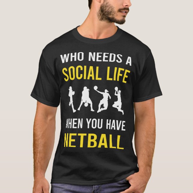 Social Life Netball T-Shirt (Vorderseite)