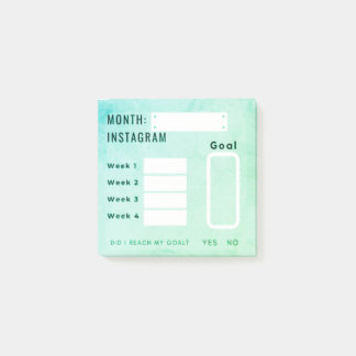 Social Media Followers Tracker Post-It® Notes Post-it Klebezettel