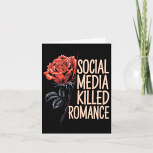Social Media hat das Romantik-Meme Valentine Red R Karte