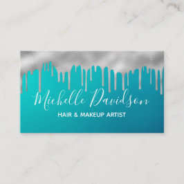 Social Media Icons - Glam & Glitzer Business Card Visitenkarte