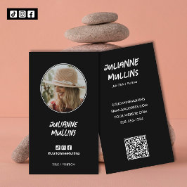Social Media Influencer QR Code Visitenkarte