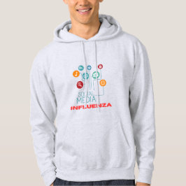 "Social Media Influenza" Lustig Hoodie
