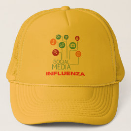 "Social Media Influenza" Lustig Truckerkappe