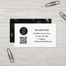 Social Media QR Code Scannable Black Luxe