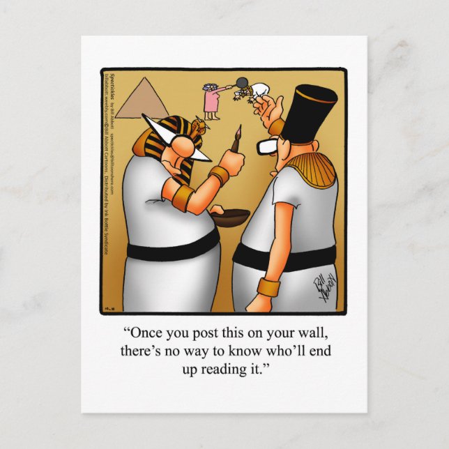 Social Media Spaß Postcard "Spectickles" Postkarte (Vorderseite)