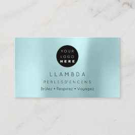 Social Media TwitterYouTubeInstagraFaceFB Aqua Visitenkarte