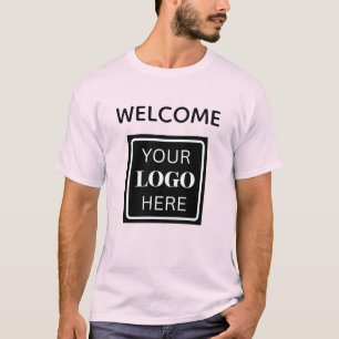 Social Media Welcome Business Logo-T - Shirt