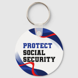Social Security Political Anti Trump Accessory Schlüsselanhänger